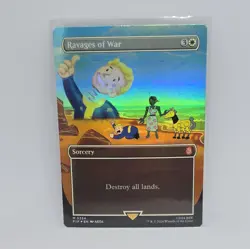 MTG Magic the Gathering Ravages of War (354/1102) Fallout NM FOIL - Image 1