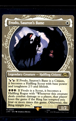 2023 MTG Magic the Gathering LOTR Lord of the Rings #304 Frodo Sauron's Bane LP - Image 1