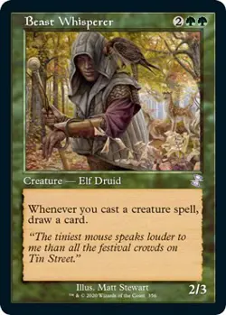 MTG Beast Whisperer 356 Time Spiral: Remastered Magic - Image 1