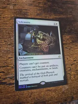 Solemnity - MTG - Hour of Devastation - HOU - NM FOIL - Image 1