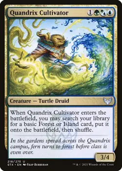 4 Quandrix Cultivator *FOIL* 4x x4 - NM - Strixhaven - SPARROW MAGIC mtg - Image 1