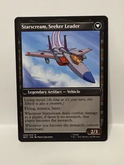 Starscream, Power Hungry - Universes Beyond: Transformers BOT Mythic 005/015 LP - Image 2