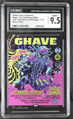 GHAVE, GURU OF SPORES Secret Lair Welcome to the Fungal CGC 9.5 MTG [Nostalgium] - Image 1