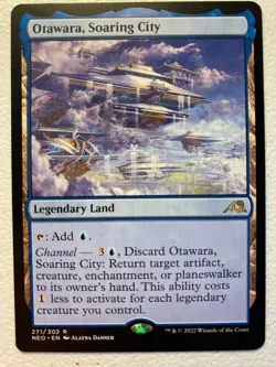 MTG 1x Otawara, Soaring City # 271 Kamigawa: Neon Dynasty Magic Gathering x1 NM - Image 1