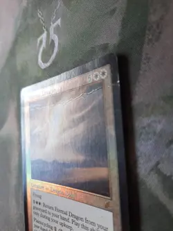 MTG Magic the Gathering - 1 x FOIL Eternal Dragon - Scourge Premodern Damaged - Image 3