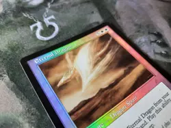 MTG Magic the Gathering - 1 x FOIL Eternal Dragon - Scourge Premodern Damaged - Image 5