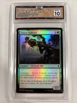 2015 MTG Tajuru Stalwart Foil #194 HGC 10 - Image 1