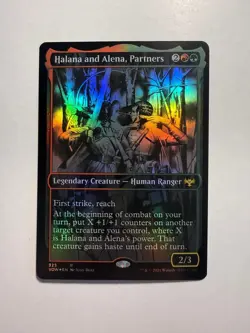 Halana and Alena, Partners (Showcase) 325 MTG Innistrad: Crimson Vow Foil - Image 1