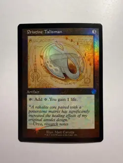 Pristine Talisman (Schematic) 106 MTG Brothers' War: Retro Frame Artifacts Foil - Image 1