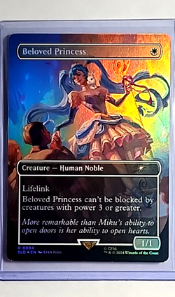 2024 MTG Magic the Gathering Secret Lair Drop Anime Foil 804 Beloved Princess LP - Image 1