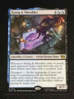 MTG Teenage Mutant Ninja Turtles Krang & Shredder 0153 NM Rare - Image 1