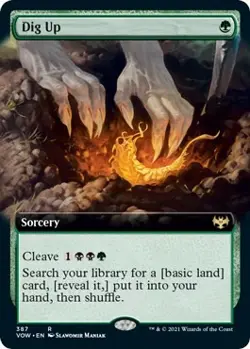 MTG Foil - Dig Up (Extended Art) - 387 / LP / English - Image 1