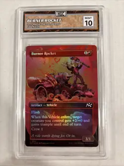 2025 MTG Burner Rocket Foil #0311 HGC 10 - Image 1