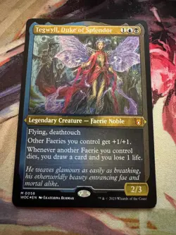 Tegwyll, Duke of Splendor - Thick Stock 58 Commander: Wilds of Eldraine NM - Image 1