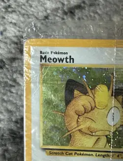 Pokemon TCG Meowth Black Star Promos Holo Card Game Boy Factory SEALED 1999 - Image 3