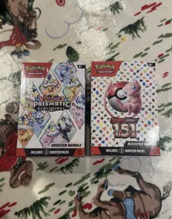 Pokemon TCG Scarlet and Violet 151 and Prismatic Evolutions Booster Bundle Lot - Image 3