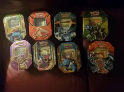 Pokemon Common And Uncommon Cards 8 Tins Count - Image 1