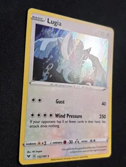 Pokemon TCG Lugia Vivid Voltage 132/185 Holo Holo Rare - NM - Image 2