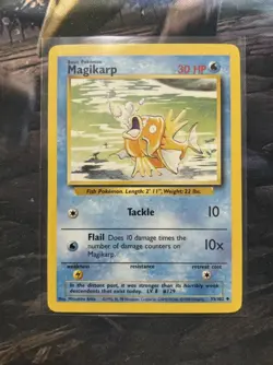 MAGIKARP 35/102 Uncommon Pokemon Card Base Set Unlimited - Image 3