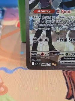 Pokemon TCG | Ascended Heroes | Steven’s Metagross EX 289/217 SIR NEAR MINT - Image 5