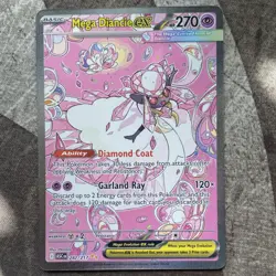 Pokemon Mega Diancie EX 282/217 - Image 1
