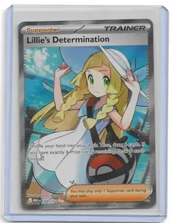 Lillie's Determination - 169/132 Ultra Rare ME01: Mega Evolution NM Pokemon Card - Image 1
