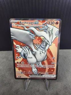 Reshiram ex 158/086 SV: White Flare Full Art Ultra Rare Pokemon TCG NM English - Image 1