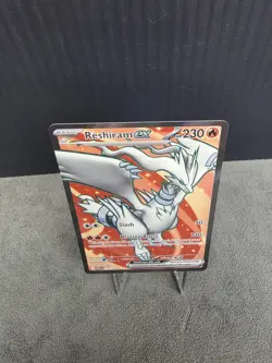 Reshiram ex 158/086 SV: White Flare Full Art Ultra Rare Pokemon TCG NM English - Image 4