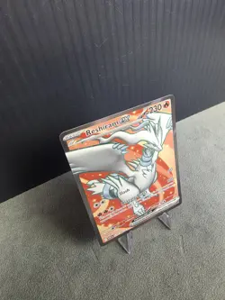 Reshiram ex 158/086 SV: White Flare Full Art Ultra Rare Pokemon TCG NM English - Image 5