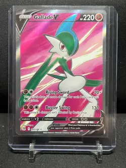Gallade V 181/196 Full Art Ultra Rare Holo Pokemon 2022 Lost Origin NM - Image 1