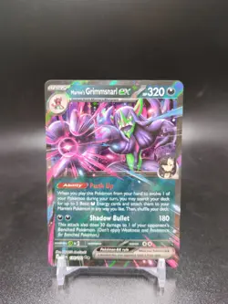 2025 Pokemon SV Destined Rivals DRI EN Marnie's Grimmsnarl ex #136/182 - Image 1