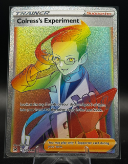 Colress's Experiment (Rainbow) 205/196 Swsh11: Lost Origin Holo Pokemon TCG - Image 1