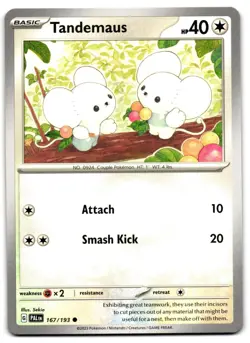 Tandemaus 167/193 - 🌊 Paldea Evolved Common Pokemon TCG 🖤 - LP - Image 1