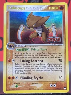 Kabutops 10/108 Power Keepers Pokemon TCG Holo Rare Stamped 2007 MP - Image 3