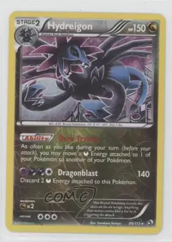 Hydreigon Reverse Foil Pokemon Black & White Legendary Treasures #99 - Image 1