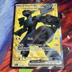 Zekrom EX 158/086 Sv: Black Bolt Ultra Rare Holo Pokemon TCG English - Image 1