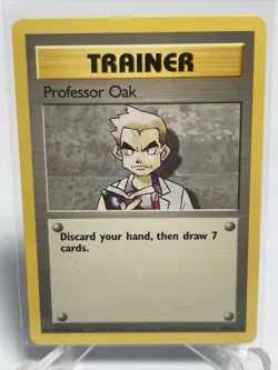 Professor Oak 88/102 Pokemon Base Set Unlimited Uncommon NM/MINT 1999 - Image 2