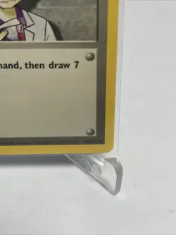 Professor Oak 88/102 Pokemon Base Set Unlimited Uncommon NM/MINT 1999 - Image 5