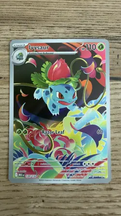 2025 Pokemon Mega Evolution Ivysaur Illustration Rare #134/132 - Image 1