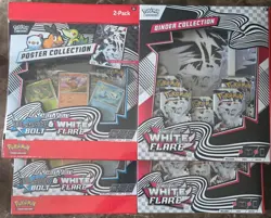 ×2 White Flare Poster + Binder Collection Sam's Club Bundle IN HAND - Image 1