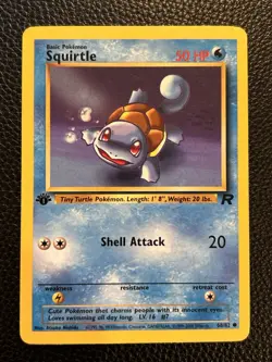 Squirtle 68/82 Team Rocket 1st Edition Pokemon TCG - Image 1