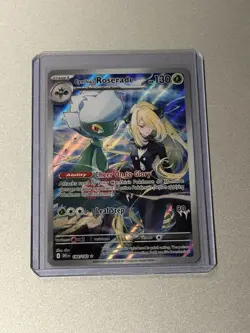 Pokemon TCG Cynthia's Roserade 184/182 SV10 Destined Rivals IR NM/M Condition - Image 1