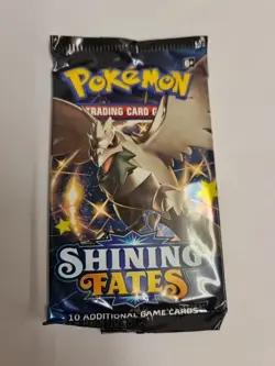 Pokemon TCG Shining Fates Booster Pack Corviknight Sealed - Image 1
