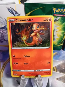 Pokemon TCG: Charmander SWSH092 Holo Rare Black Star Promo NM - Image 1