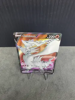 Reshiram V 172/195 Swsh12: Silver Tempest Full Art Ultra Rare Pokemon TCG NM - Image 4