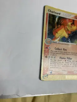 Pokemon Charizard 100/97 Secret Rare EX Dragon Holo Damaged - Image 5