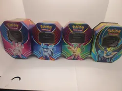 Pokemon TCG 2018 Evolution Celebration Collector's Tins empty - Image 1