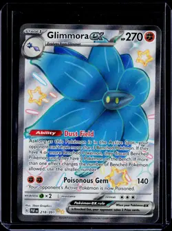 Glimmora ex #218/091 SV: Paldean Fates Pokemon - Image 1