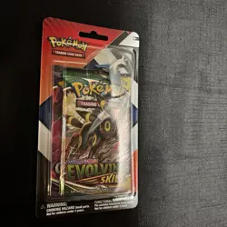 Pokemon Evolving Skies & Chilling Reign 2 Booster Pack Blister New SEALED w Pin - Image 4