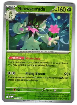 Meowscarada 018/159 Reverse Holo SV09: Journey Together Pokemon TCG - Image 1